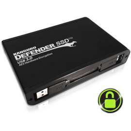 Kanguru Solutions Defender SSD 35 AES 256-Bit Hardware Encrypted External Solid State Drive, Confidently store sensitive data on this military grade, hardware encrypted hard drive