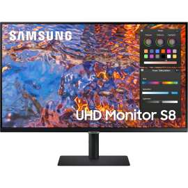 Samsung ViewFinity S32B804PXN 27" 4K UHD LCD Monitor, 16:9, Black, 27" Class, In-plane Switching (IPS) Technology