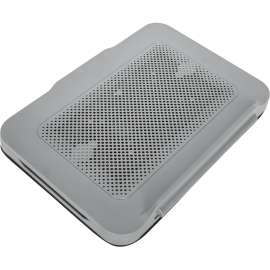 Targus 18" Dual Fan Chill Mat with Adjustable Stand - Upto 18" Screen Size Notebook Support - 2 Fan(s) - 1900 rpm - Gray