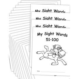 Teacher Created Resources My Own Books Sight Words Pack Printed Book