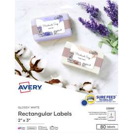 Avery® Sure Feed Easy Peel Glossy Labels