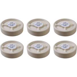 Genuine Joe 3-compartment Disposable Plates