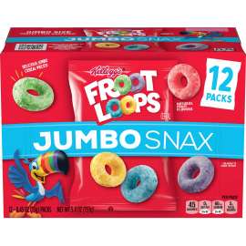 Froot Loops Jumbo Snax Cereal Snack