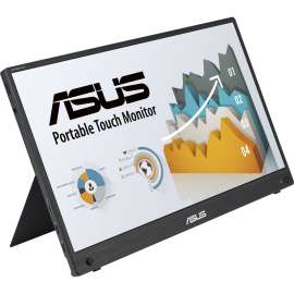 Asus ZenScreen MB16AHT 15.6" LCD Touchscreen Monitor - 16:9 - 5 ms GTG - 16" Class - Projected Capacitive - 10 Point(s) Multi-touch Screen - 1920 x 1080 - Full HD - In-plane Switching (IPS) Technology - 262k - 250 Nit - Speakers - USB - 3 Year