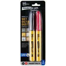 Avery® UltraDuty Markers, Chisel Tip, 2 Assorted Markers
