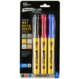 Avery® UltraDuty Markers, Chisel Tip, 3 Assorted Markers