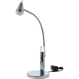 Bostitch Acrylic Gooseneck LED Desk Lamp, Chrome