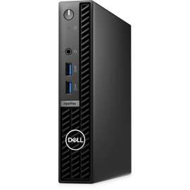 Dell OptiPlex Desktop Computer - Intel Core i5 13th Gen i5-13500T Tetradeca-core (14 Core) 1.60 GHz - 8 GB RAM DDR4 SDRAM - 256 GB M.2 PCI Express NVMe SSD - Micro PC - Black - Intel Chip - Windows 11 Pro - Intel UHD Graphics 770 DDR4 SDRAM - Englis