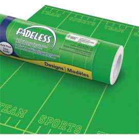 Bulletin Board Art Paper, Team Sports, 48" x 50', 1 Roll