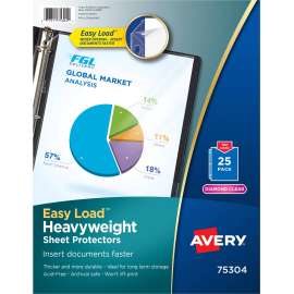 Avery Diamond Clear Heavyweight Sheet Protectors