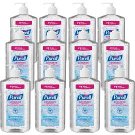 Purell Advanced Pump Bottle Instant Hand Sanitizer, 20 oz., 12/Carton