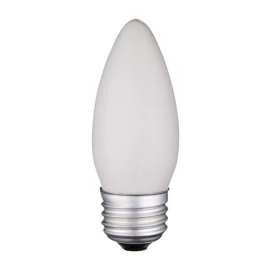 Westinghouse 40 W B11 Decorative Incandescent Bulb E26 (Medium) Warm White 2 pk