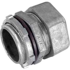 Sigma Engineered Solutions ProConnex 1-1/2 in. D Zinc-Plated Steel Rain-Tight Compression Connector