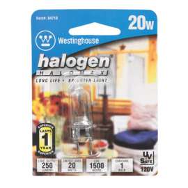 Westinghouse 20 W T4 Decorative Halogen Bulb 200 lm White 1 pk