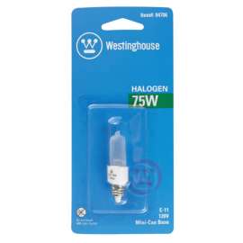 Westinghouse 75 W T4 Decorative Halogen Bulb 1,050 lm White 1 pk