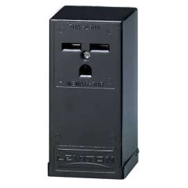 Leviton 250 V Black Outlet 6-30R 1 pk