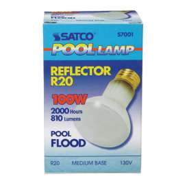 Satco 100 W R20 Floodlight Incandescent Bulb E26 (Medium) Soft White 1 pk