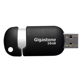 Gigastone - 16 GB Black USB 2.0 Flash Drive (1 per Pack)