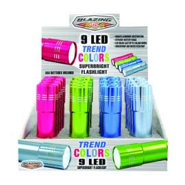 Blazing LEDz Trend Colors 54 lm Assorted LED Flashlight AAA Battery