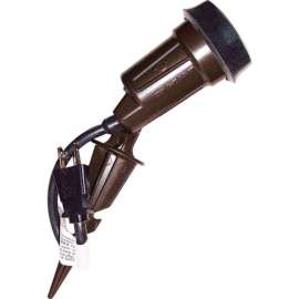 Sigma Engineered Solutions Bronze Plug In 150 W Spike Light Lampholder 1 pk