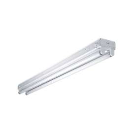 Metalux SSF Series 48 in. L White Hardwired Fluorescent Strip Light