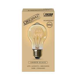 Feit Electric The Original 60 W A19 Vintage Incandescent Bulb E26 (Medium) Soft White 1 pk
