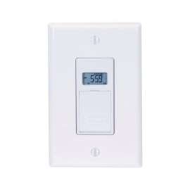 Intermatic Indoor 7 Day Digital In Wall Timer 125 V White