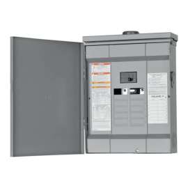 Square D HomeLine 100 amps 120/240 V 12 space 24 circuits Combination Mount Main Breaker Load Center