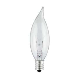 Westinghouse 25 W CA8 Decorative Incandescent Bulb E12 (Candelabra) Warm White 25 pk