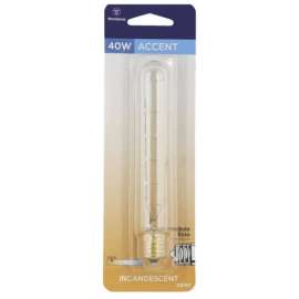 Westinghouse 40 W T6.5 Tubular Incandescent Bulb E17 (Intermediate) White 1 pk
