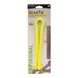 Nite Ize Gear Tie 18 in. L Yellow Twist Ties 2 pk