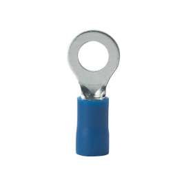 Gardner Bender 16-14 Ga. Insulated Wire Ring Terminal Blue 100 pk