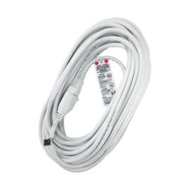 Projex Outdoor 50 ft. L White Extension Cord 16/3