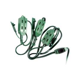 Projex Christmas Tree 15 ft. L Green Extension Cord 18/2