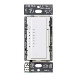 Lutron Indoor In Wall Countdown Timer 120 V White