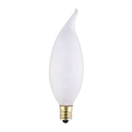 Westinghouse 60 W CA10 Decorative Incandescent Bulb E12 (Candelabra) Warm White 2 pk
