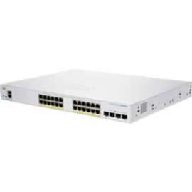 Cisco 350 CBS350-24P-4G Ethernet Switch, 28 Ports, Manageable, 2 Layer Supported, Modular