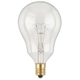 Westinghouse 60 W A15 Ceiling Fan Incandescent Bulb E12 (Candelabra) White 2 pk