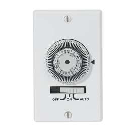Intermatic Indoor Mechanical Timer 120 V White
