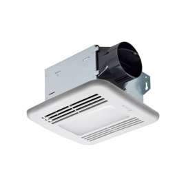 Delta BreezIntegrity 50 CFM 0.7 Sones Bathroom Ventilation Fan with Lighting