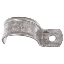Steel City 1/2 in. D Steel 1 Hole Strap 3 pk
