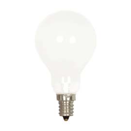 Satco 60 W A15 A-Line Incandescent Bulb E12 (Candelabra) Soft White 2 pk