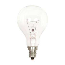 Satco 60 W A15 A-Line Incandescent Bulb E12 (Candelabra) Soft White 2 pk