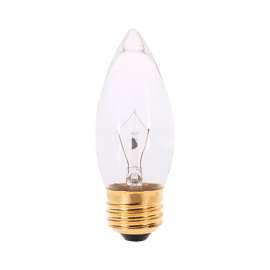 Satco 25 W B11 Decorative Incandescent Bulb E26 (Medium) Soft White 2 pk