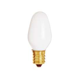 Satco 7 W C7 Nightlight Incandescent Bulb E12 (Candelabra) Soft White 2 pk