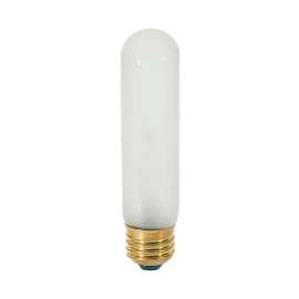 Satco 40 W T10 Tubular Incandescent Bulb E26 (Medium) Soft White 1 pk