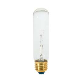 Satco 25 W T10 Tubular Incandescent Bulb E26 (Medium) Soft White 1 pk