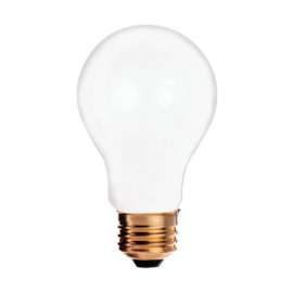 Satco 25 W A19 A-Line Incandescent Bulb E26 (Medium) Soft White 2 pk