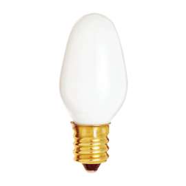 Satco 7 W C7 Nightlight Incandescent Bulb E12 (Candelabra) Soft White 1 pk