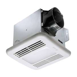 Delta Breez 80 CFM 0.8 Sones Bathroom Ventilation Fan with Lighting